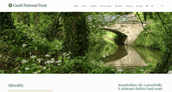 Desktop Screenshot of czechnationaltrust.org